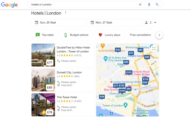 Google hotel ads connector