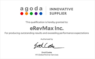 Agoda Innovative Supplier - 2018